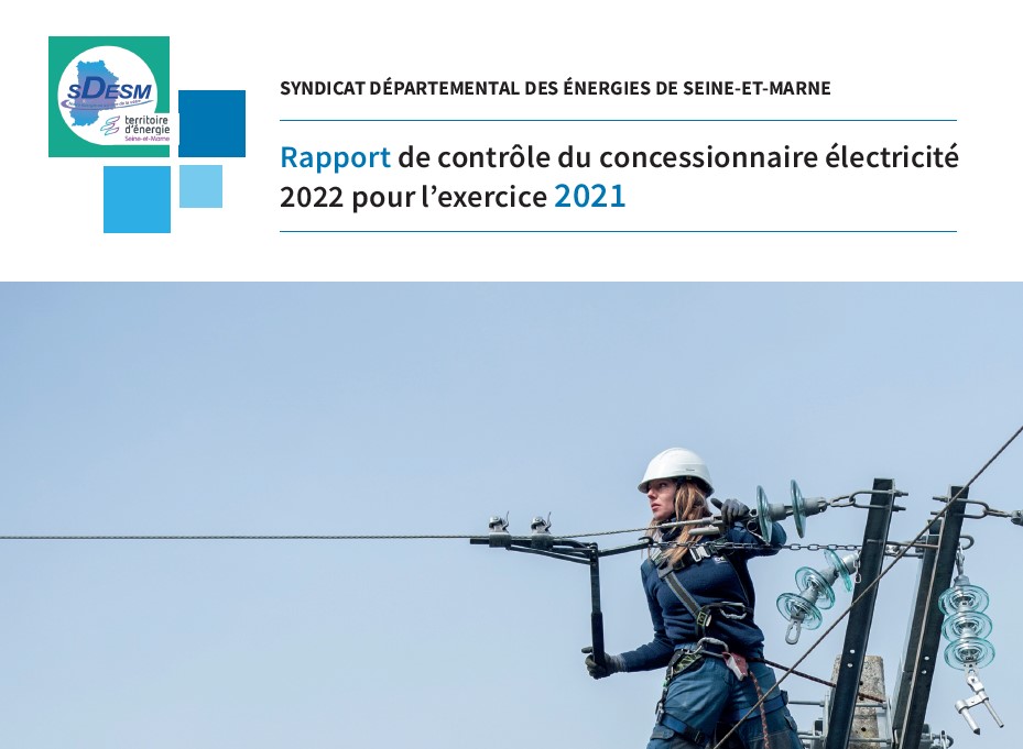 Rapport de contrôle du concessionnaire électricité 2022 pour l’exercice 2021